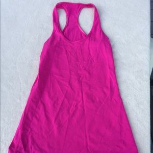 Size 4 Lululemon pink tank